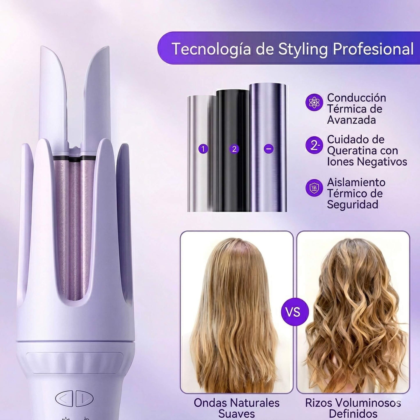 Rizador de Pelo Profesional CleanBot™